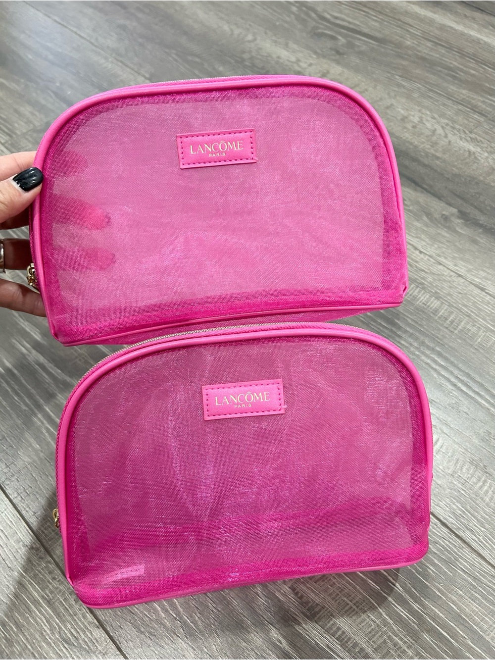 2/$10 Lancôme cosmetic pouches